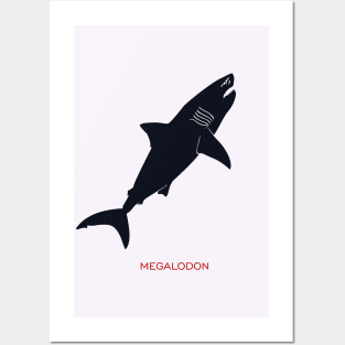 Megalodon Posters and Art